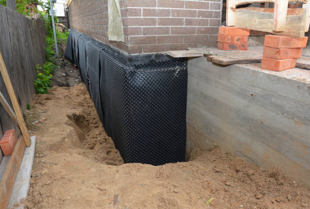 Expert waterproofing evaluation at a Wakarusa, IN property